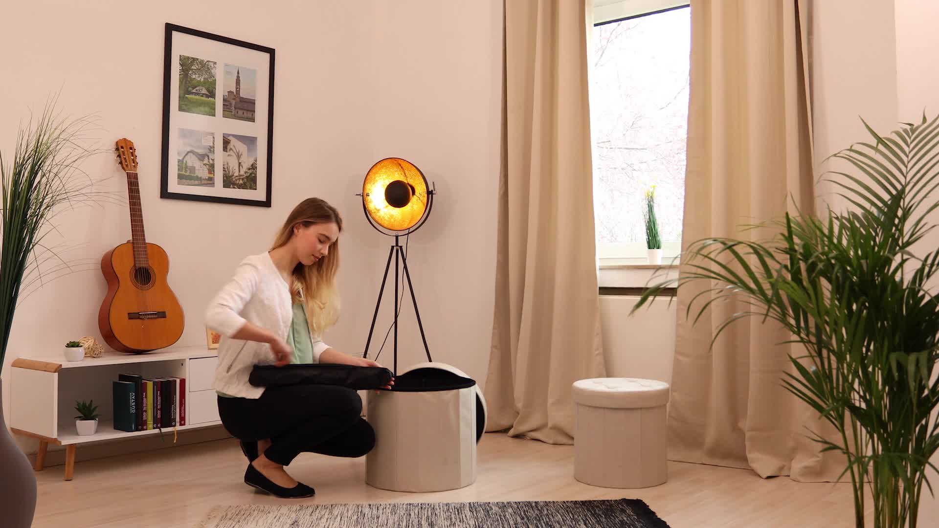 Relaxdays Notenständer mit Tasche, Notenpult, Produktbild-Vorschau 7