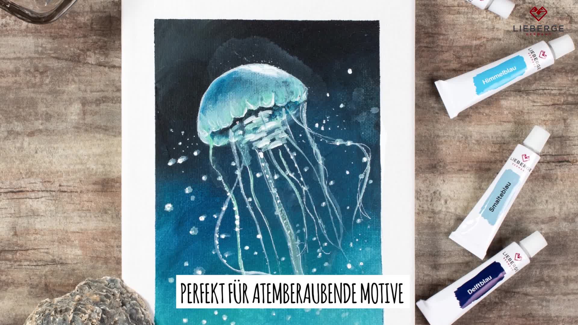 LIEBERGE Acrylfarben Set Premium – 24 intensive Farben à Produktbild-Vorschau 7