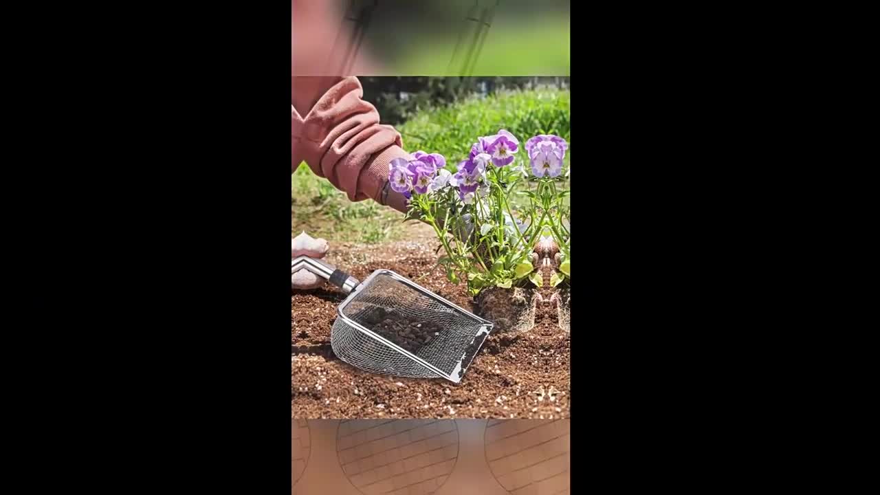 4 Stück Gartensieb aus Edelstahl,Kompostsieb mit Griff Produktbild-Vorschau 7