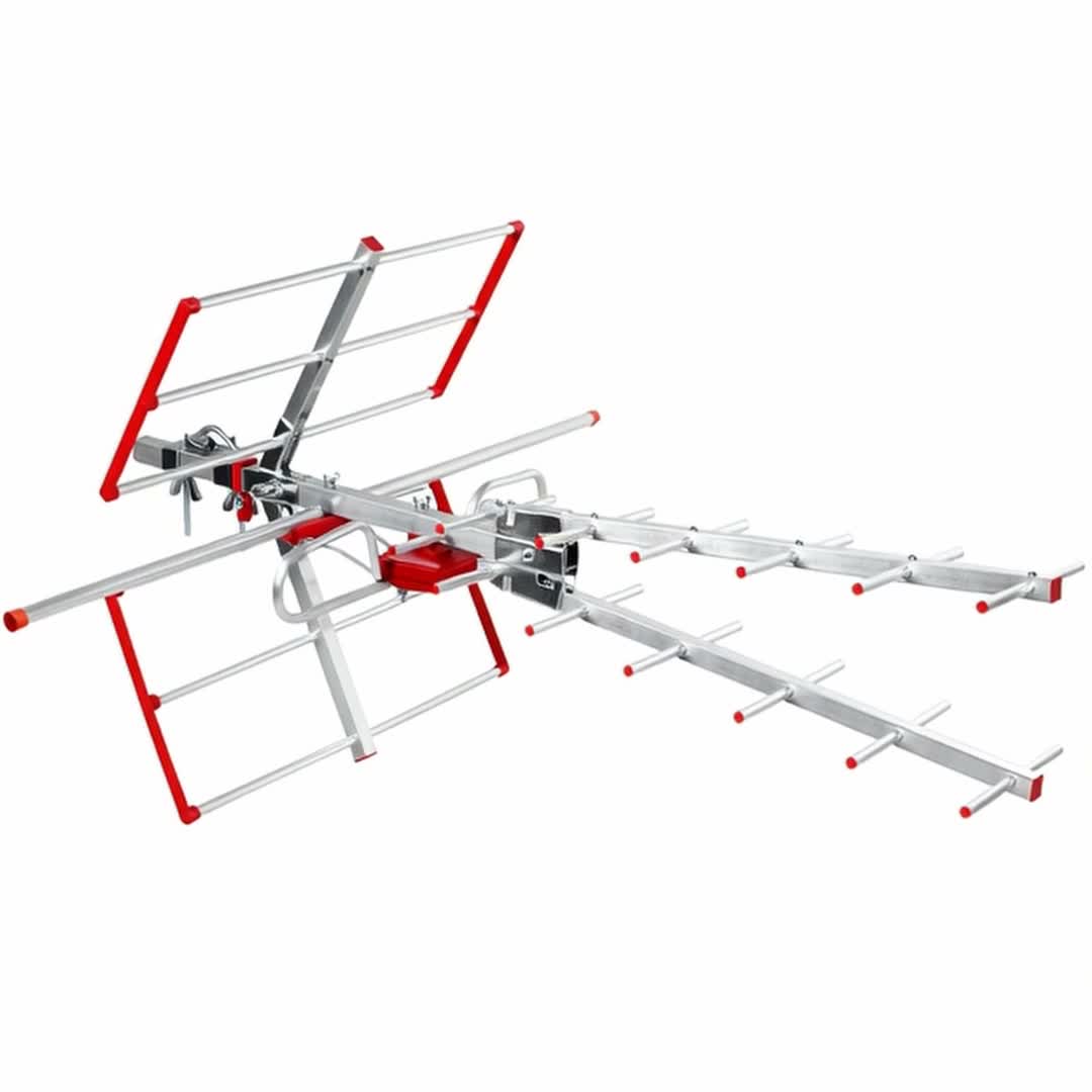 Aktive TV Außenantenne DVB-T2 mit LTE-Filter Full HD Produktbild-Vorschau 7