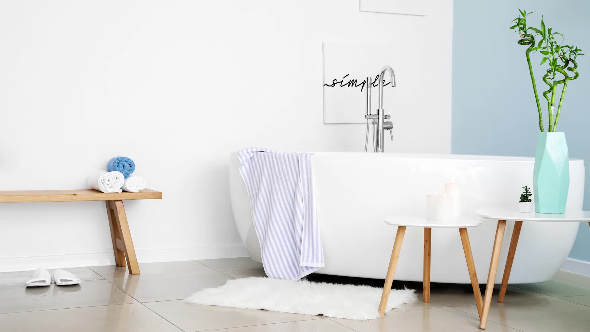 Relaxdays Badregal, Walnuss, 3 Ablagen, HxBxT: 81 x 35 x 35 Produktbild-Vorschau 7