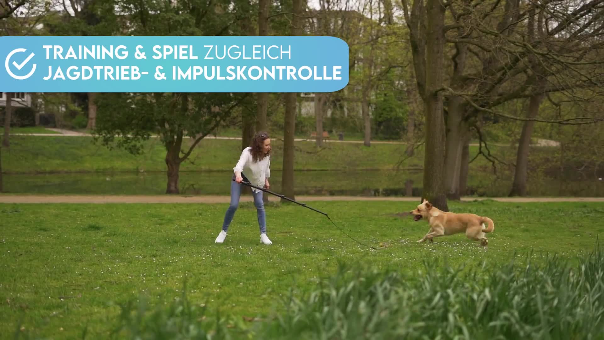 HUND IST KÖNIG Reizangel Hunde - 102 cm Reizangel für Produktbild-Vorschau 7