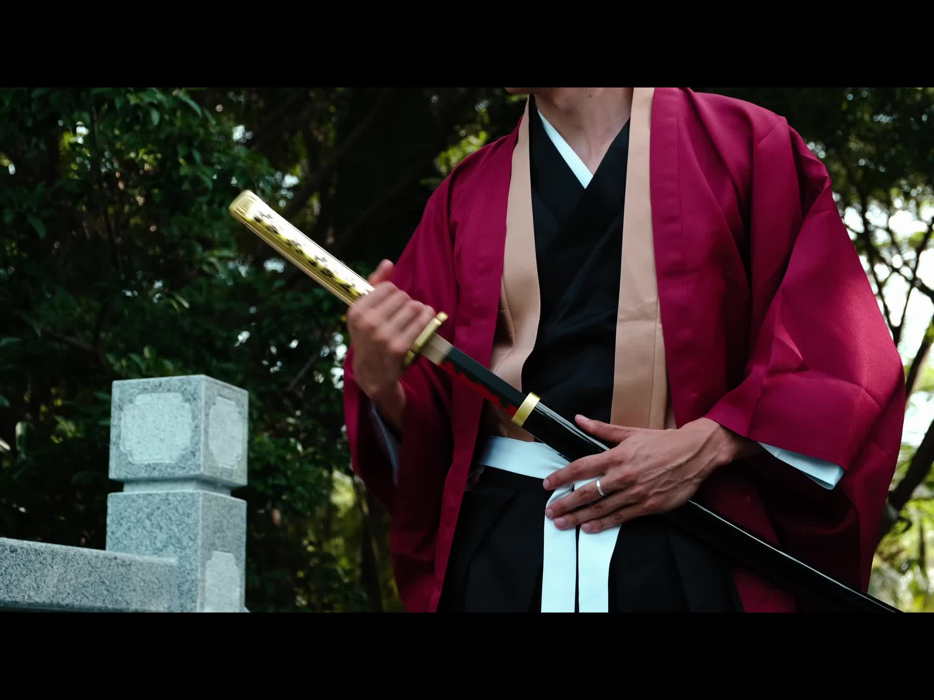 Bambus Anime Katana Cosplay Schwert, Katana Inspiriert Produktbild-Vorschau 7