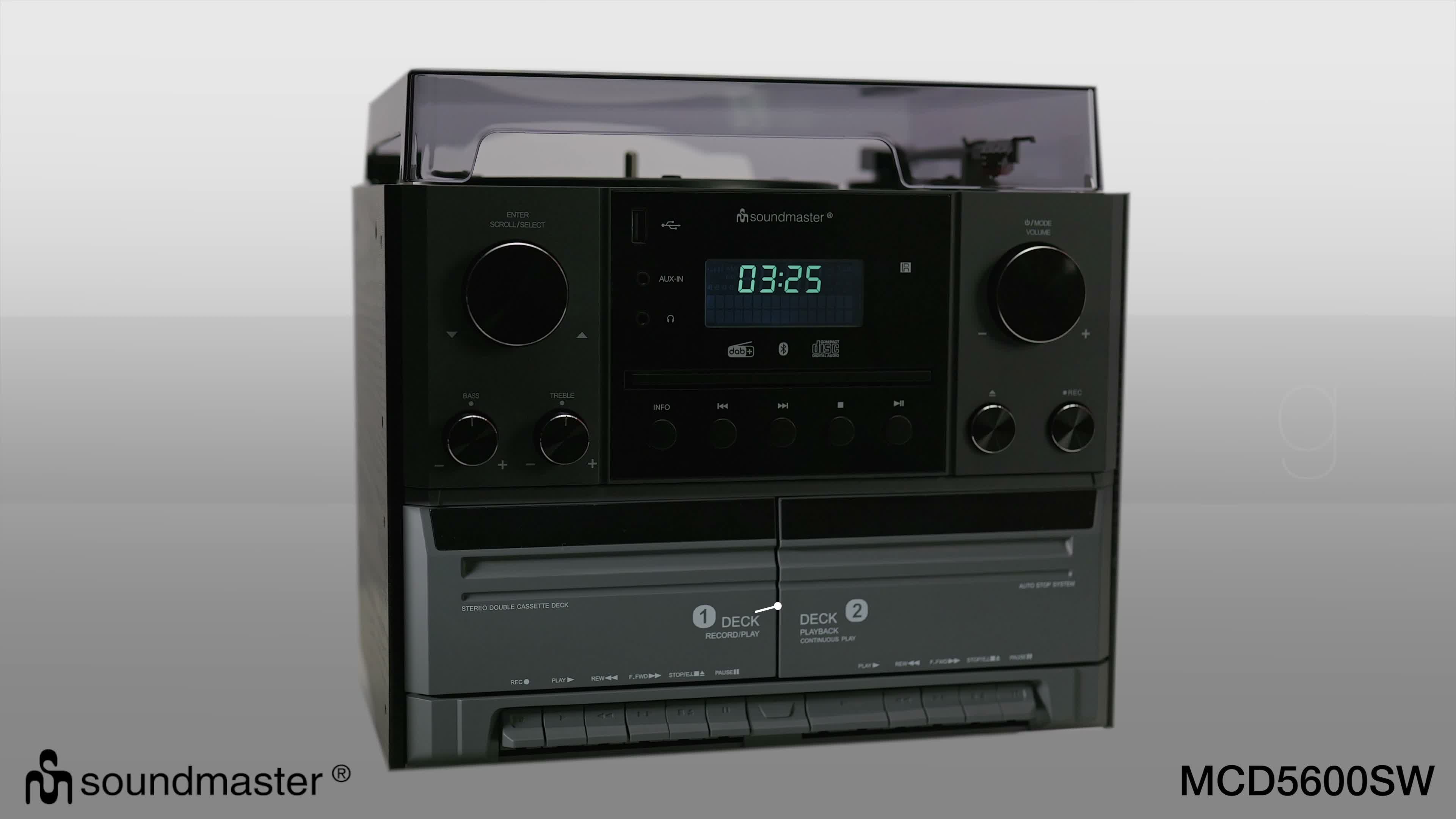 SOUNDMASTER MCD5600 Schwarz Stereoanlage Produktbild-Vorschau 7