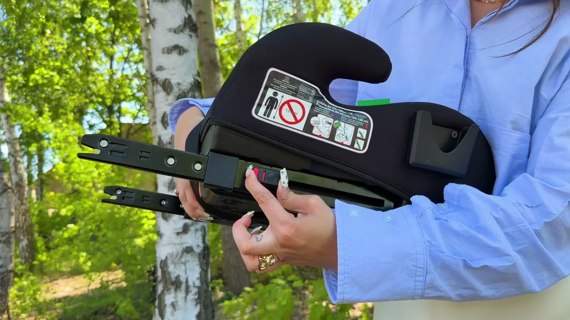 Sitzerhöhung Kindersitzerhöhung Autositz Booster-Sitz Produktbild-Vorschau 7
