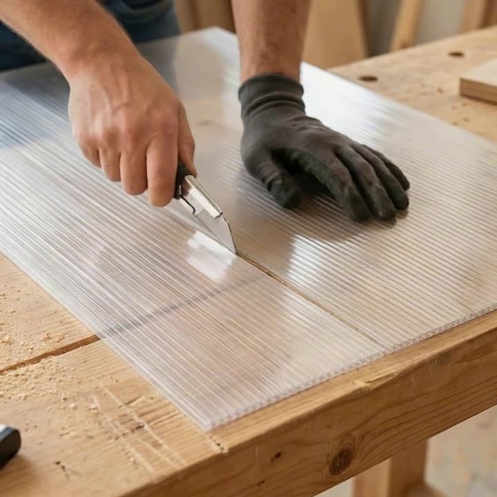Yakimz 14x Polycarbonat Doppelstegplatten Hohlkammerplatten Produktbild-Vorschau 7