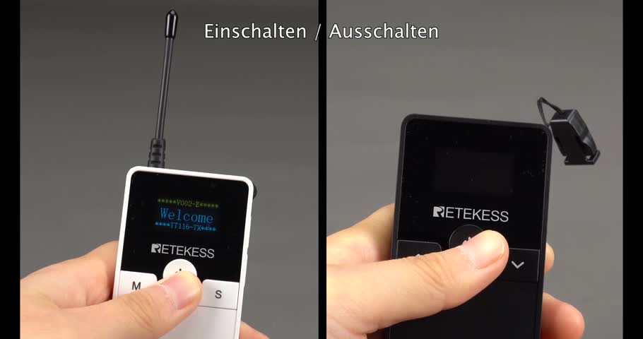 Retekess TT116 Tour Guide System, Tragbares Drahtloses Produktbild-Vorschau 7