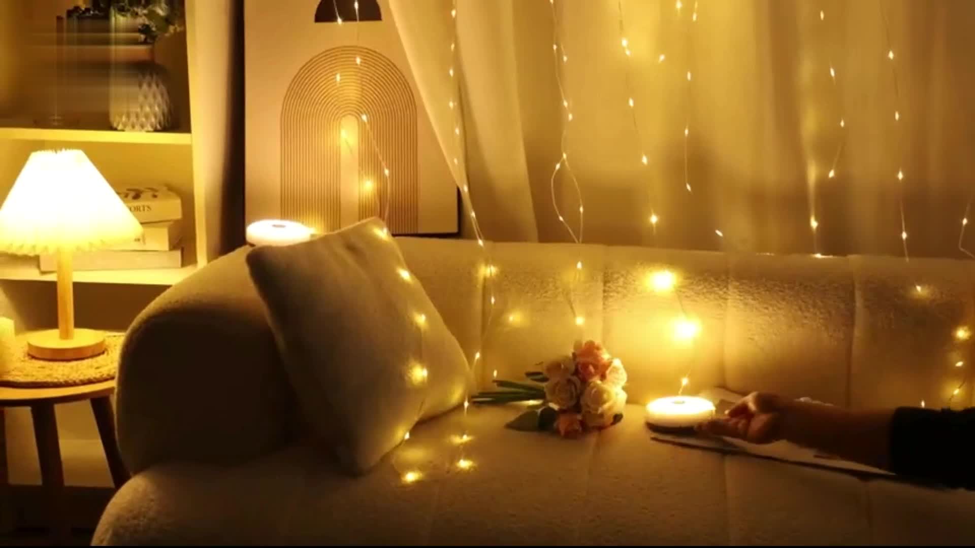 Camping Lichterkette Aufrollbar,Wasserdichte Tragbare LED Produktbild-Vorschau 6