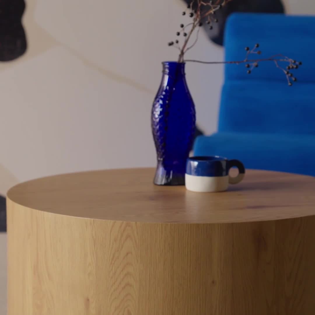 sweeek - Runder Couchtisch - Eichenfarben Produktbild-Vorschau 7