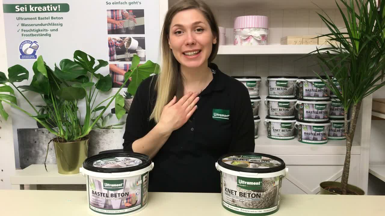 Ultrament Bastel Beton Gießmasse 3,5 kg, hellgrau Produktbild-Vorschau 7