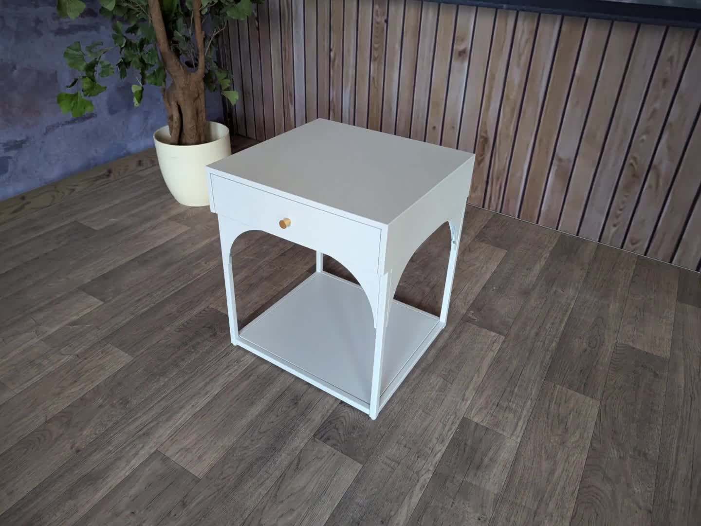 Nachttisch MCW-O88, Kommode Beistelltisch Nachtschrank Produktbild-Vorschau 7