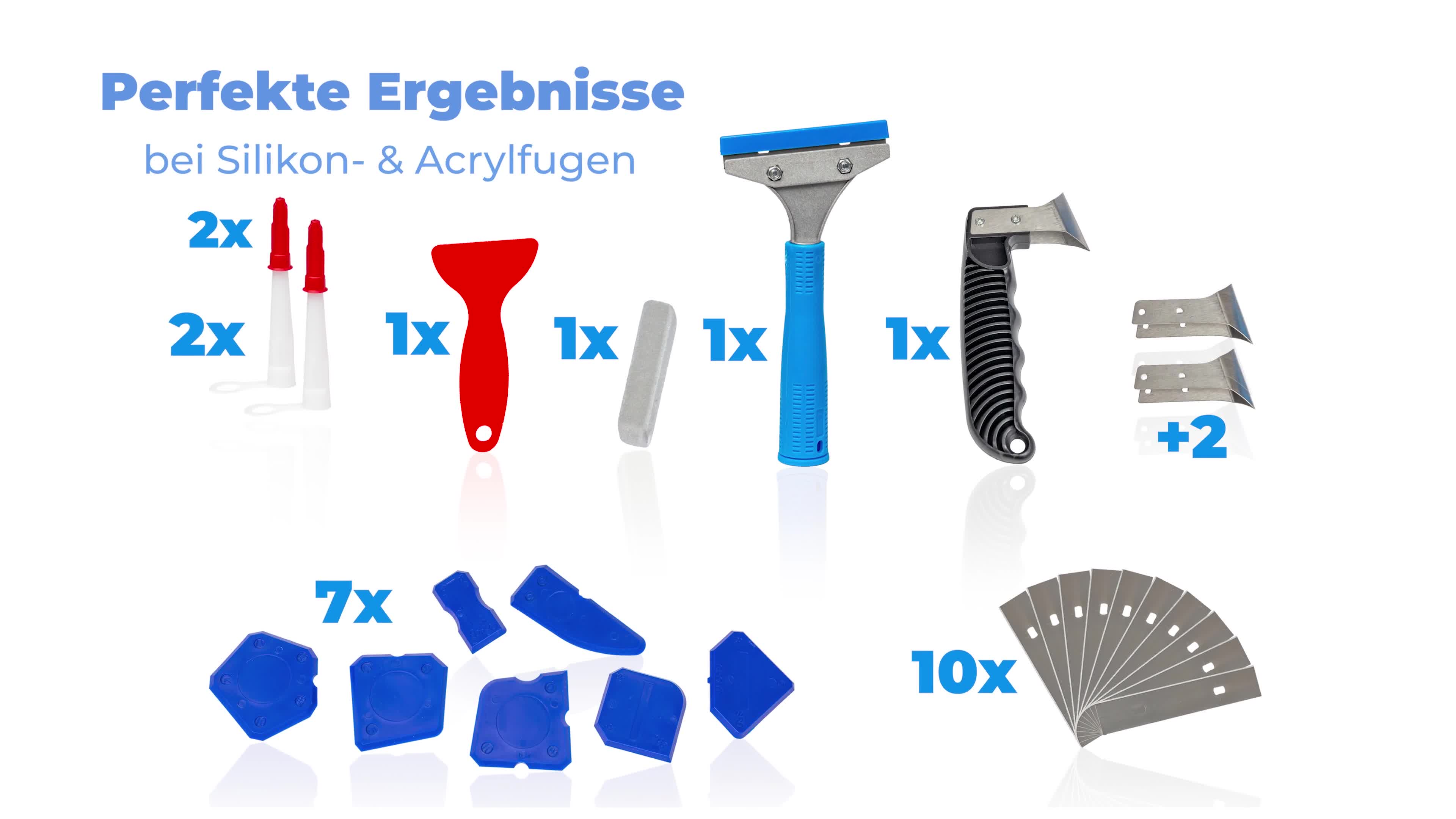 Lascano Silikonentferner Set 27-teilig, Werkzeug zur Produktbild-Vorschau 7