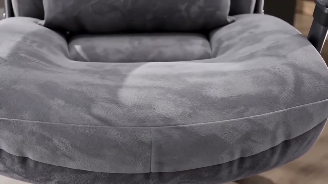Ergonomischer Büro-Chefsessel bis 200kg, XXL breiter Sitz Produktbild-Vorschau 7