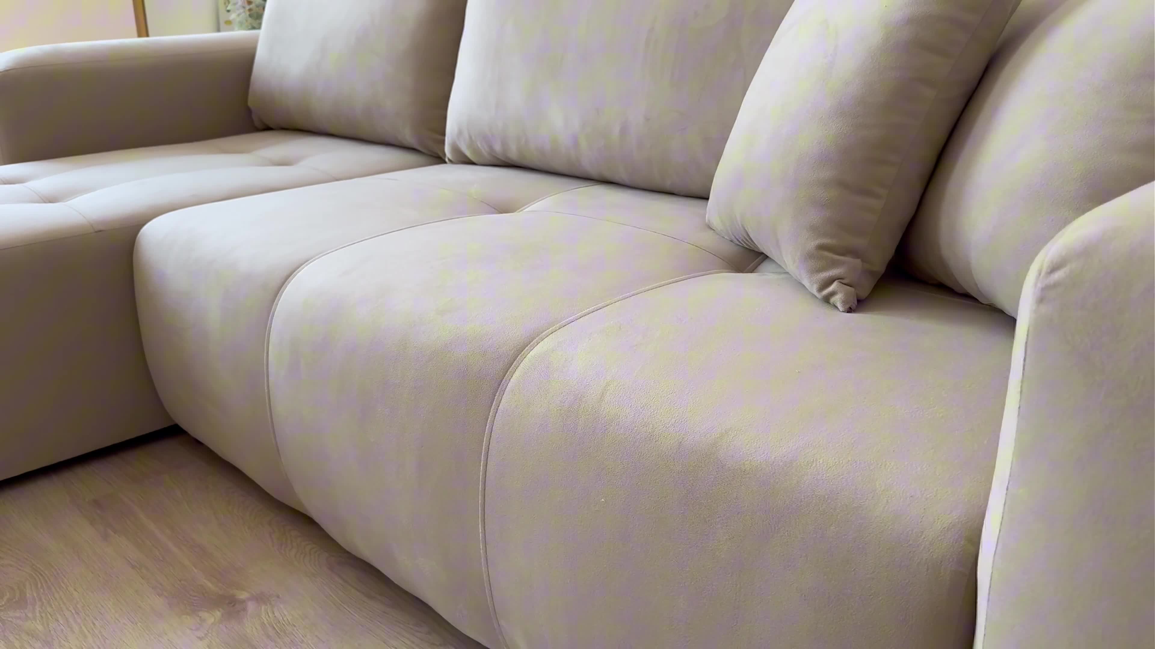 Idohome–Moderne Ecksofa mit Schlaffunktion und L-förmigen Produktbild-Vorschau 7