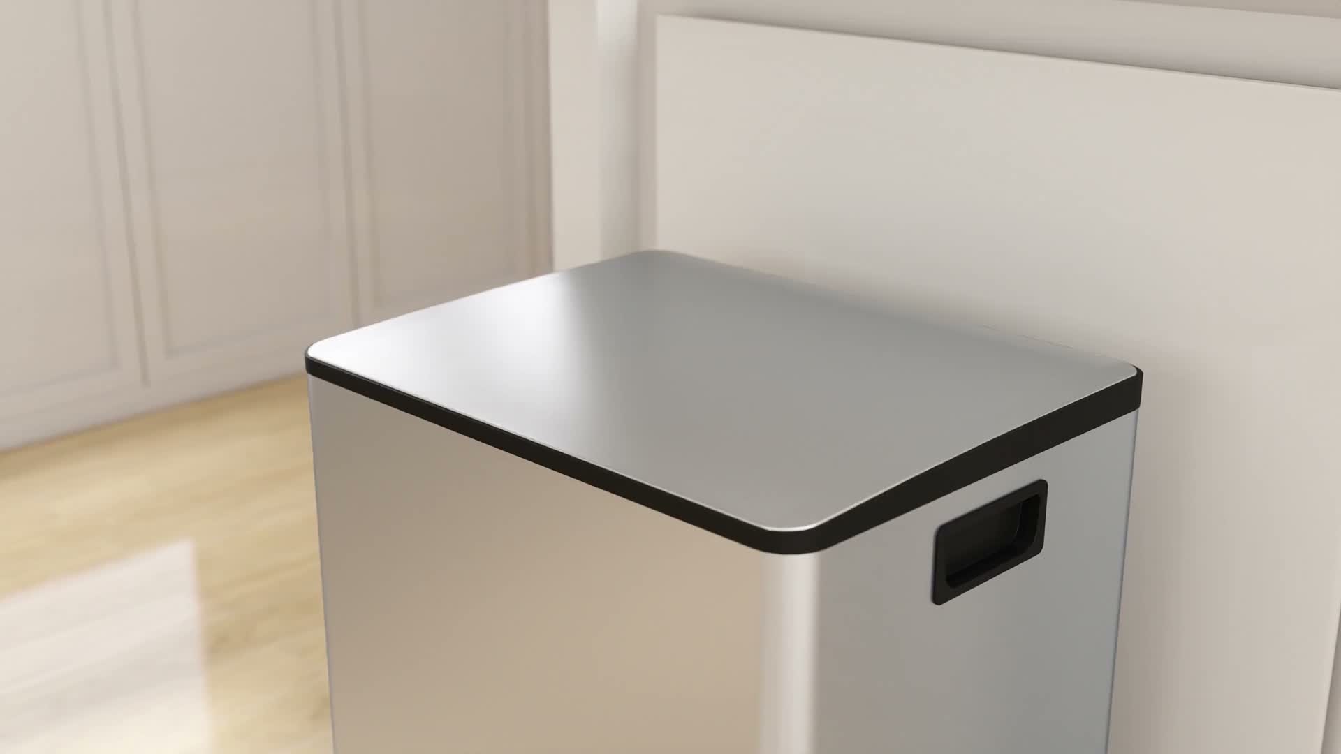 HOMCOM Mülleimer Küche 2 x 30L Treteimer mit Produktbild-Vorschau 7