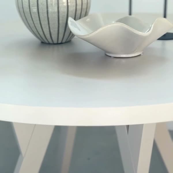 Runder Ausziehbarer Tisch für Esszimmer, PERO, Loft-Stil, Produktbild-Vorschau 7