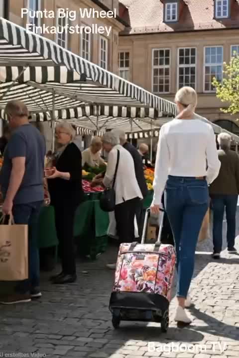 Einkaufstrolley große Räder Punta Big Wheel Einkaufsroller Produktbild-Vorschau 7