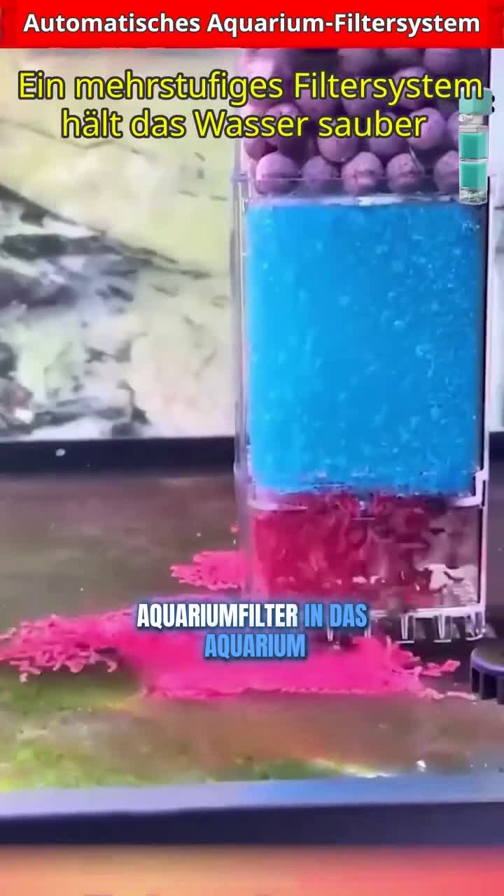25W Aquarium Innenfilter mit Pumpe, Geräuscharmer 35 dB Produktbild-Vorschau 7
