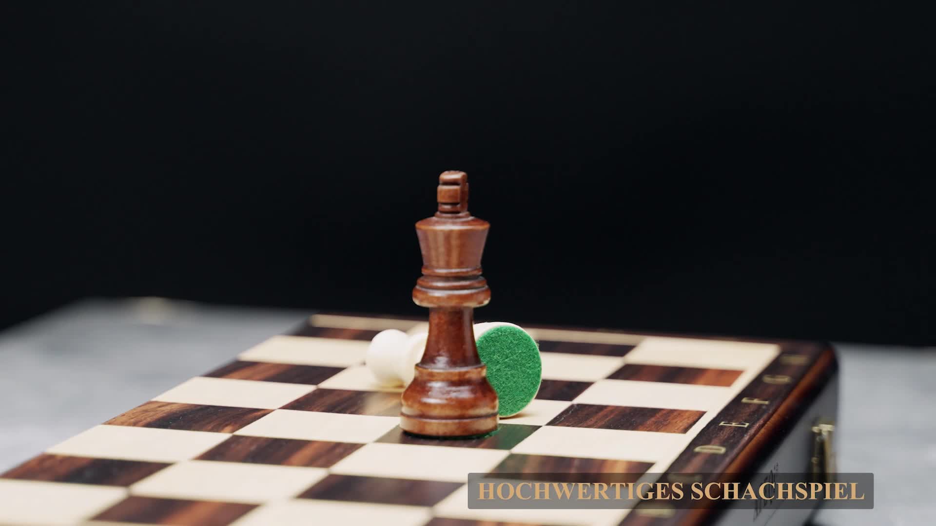 APEQi® Premium Schach MAGNETISCH - Schachspiel Holz Produktbild-Vorschau 7