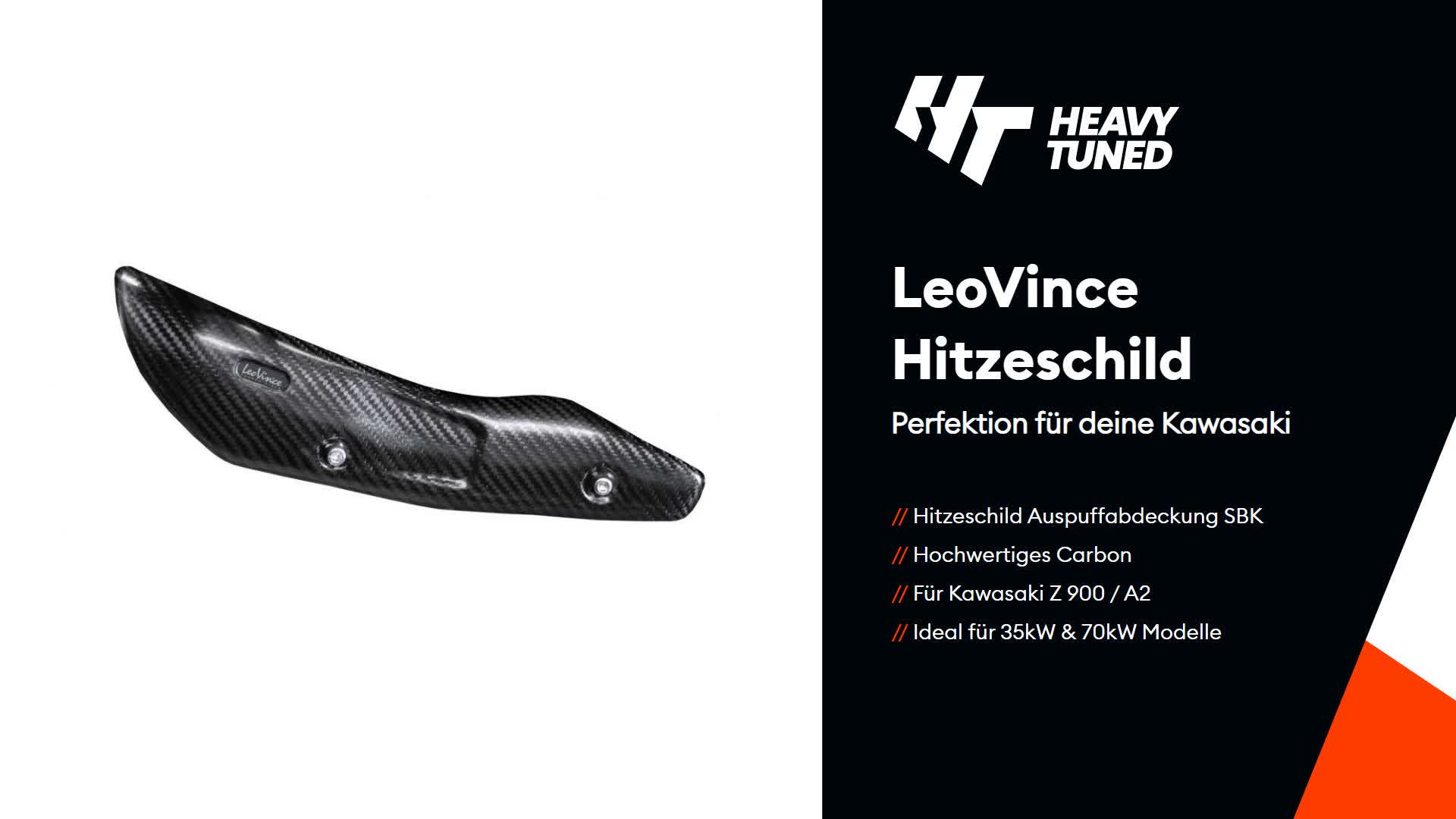 LeoVince Hitzeschutzschild / Carbonabdeckung Produktbild-Vorschau 3