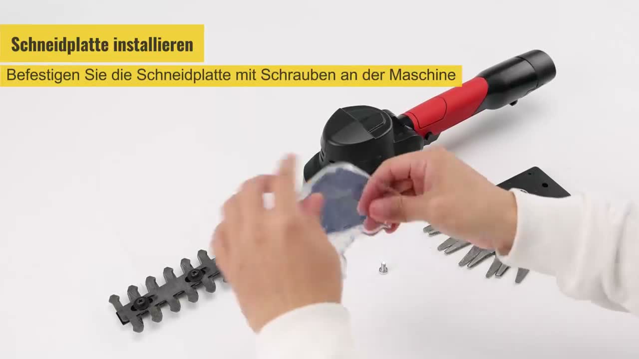 Akku-Grasschere & Sträucherschneider, 2in1 Heckenschere, Produktbild-Vorschau 7