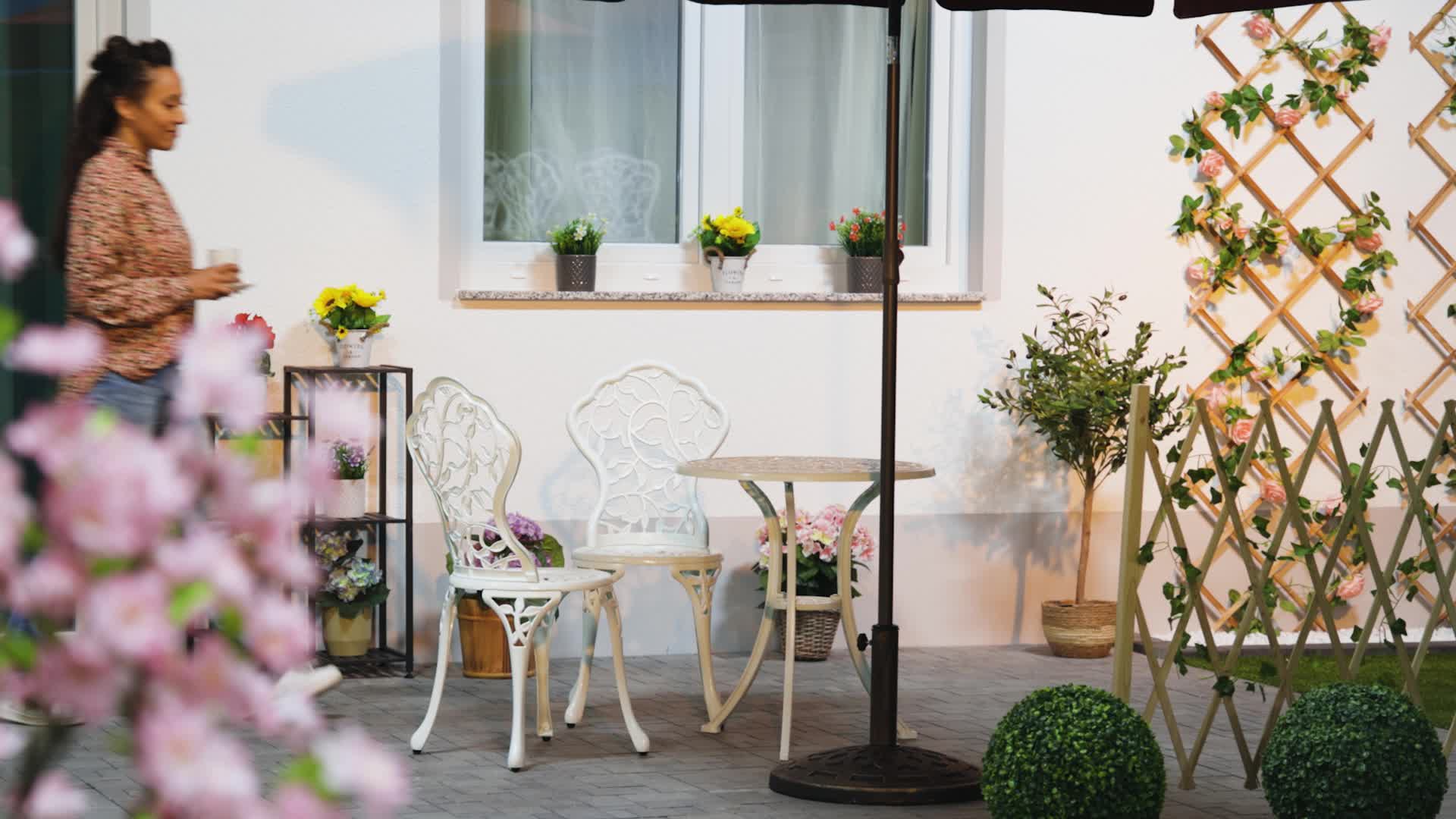 Relaxdays Schirmständer Sonnenschirm, für Schirmstangen Produktbild-Vorschau 7
