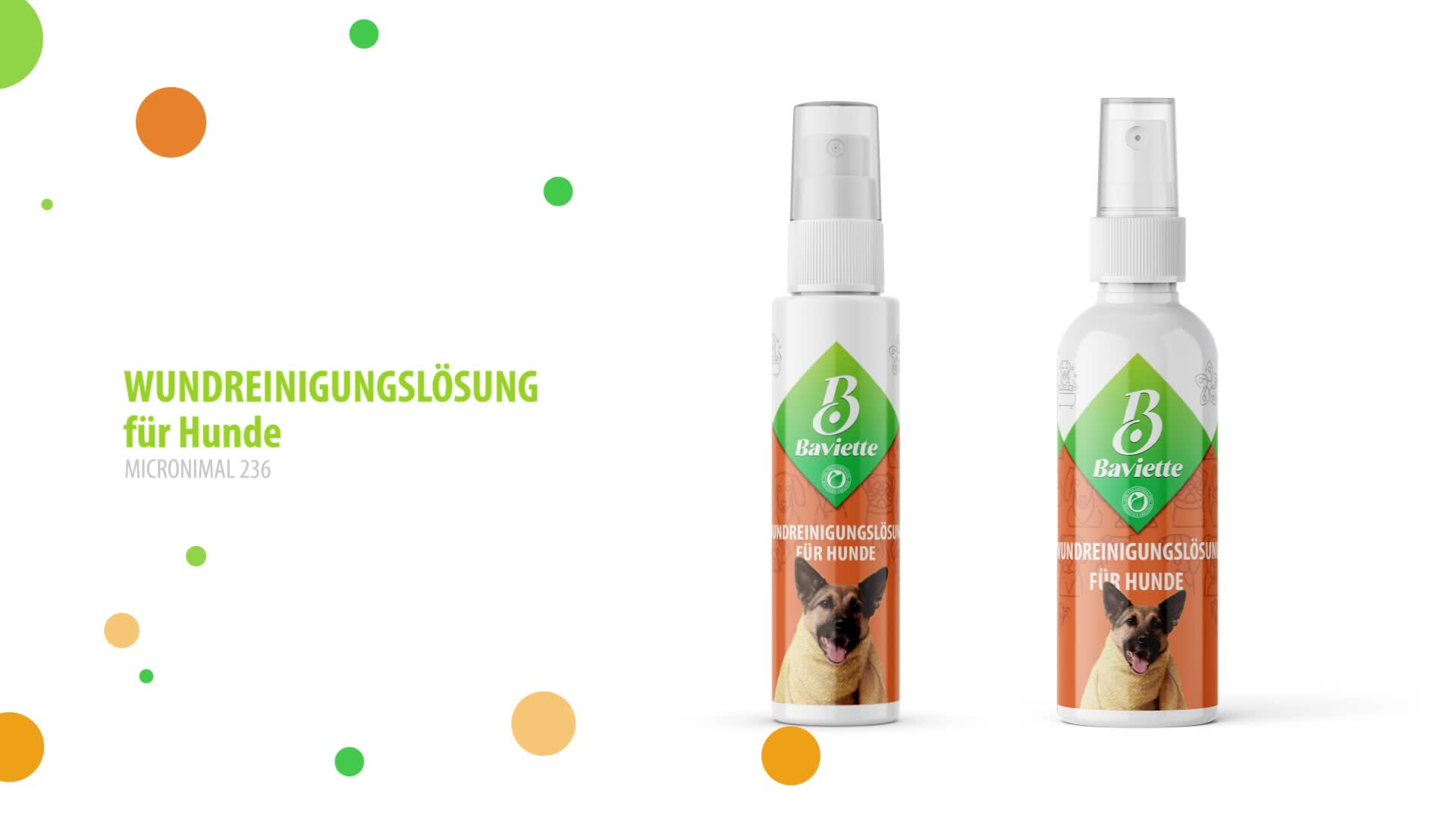 Baviette 100ml Wundpflege & Wundreiniger für Hunde – Produktbild-Vorschau 7
