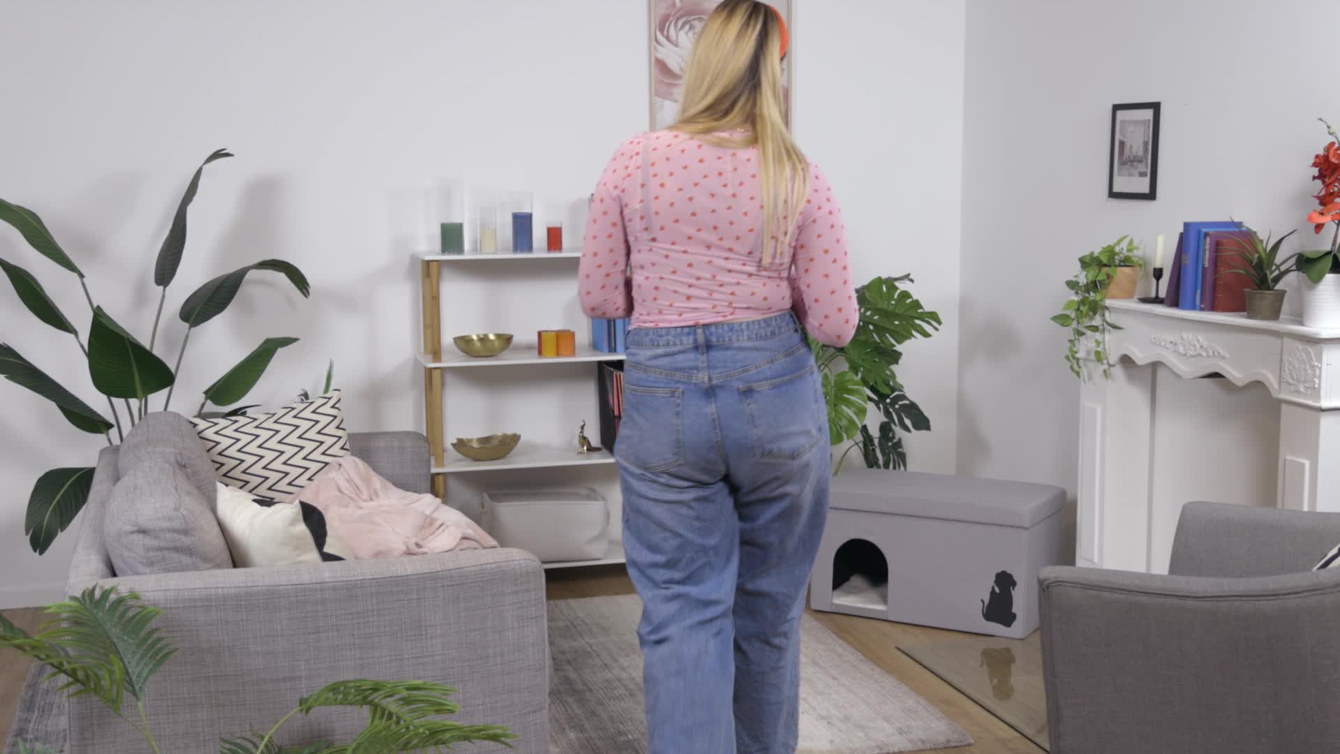 Relaxdays Katzenhöhle faltbar, 100kg belastbare Sitzbank, Produktbild-Vorschau 7