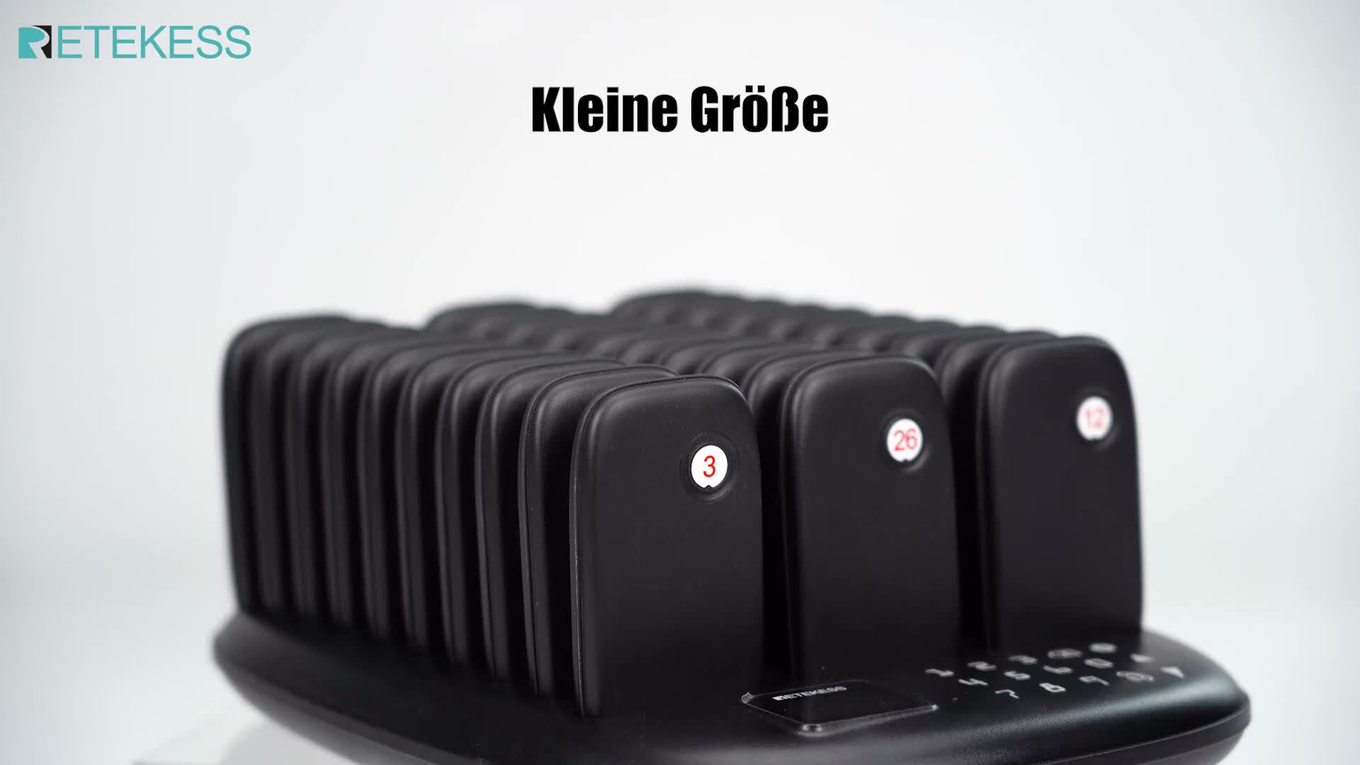 Retekess TD175P Restaurant Pager System, 30Pagers, 800M Produktbild-Vorschau 7