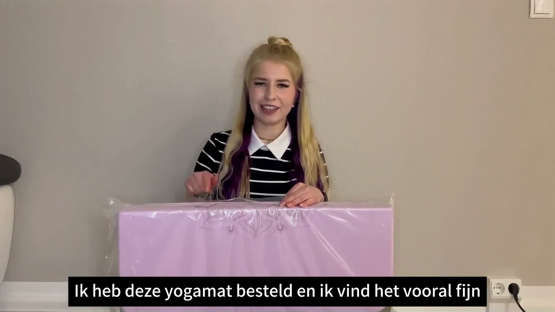 FunLife Opvouwbare Yogamat XXL, 190x66 cm – 10 mm dik, Productafbeelding-voorbeeld 7