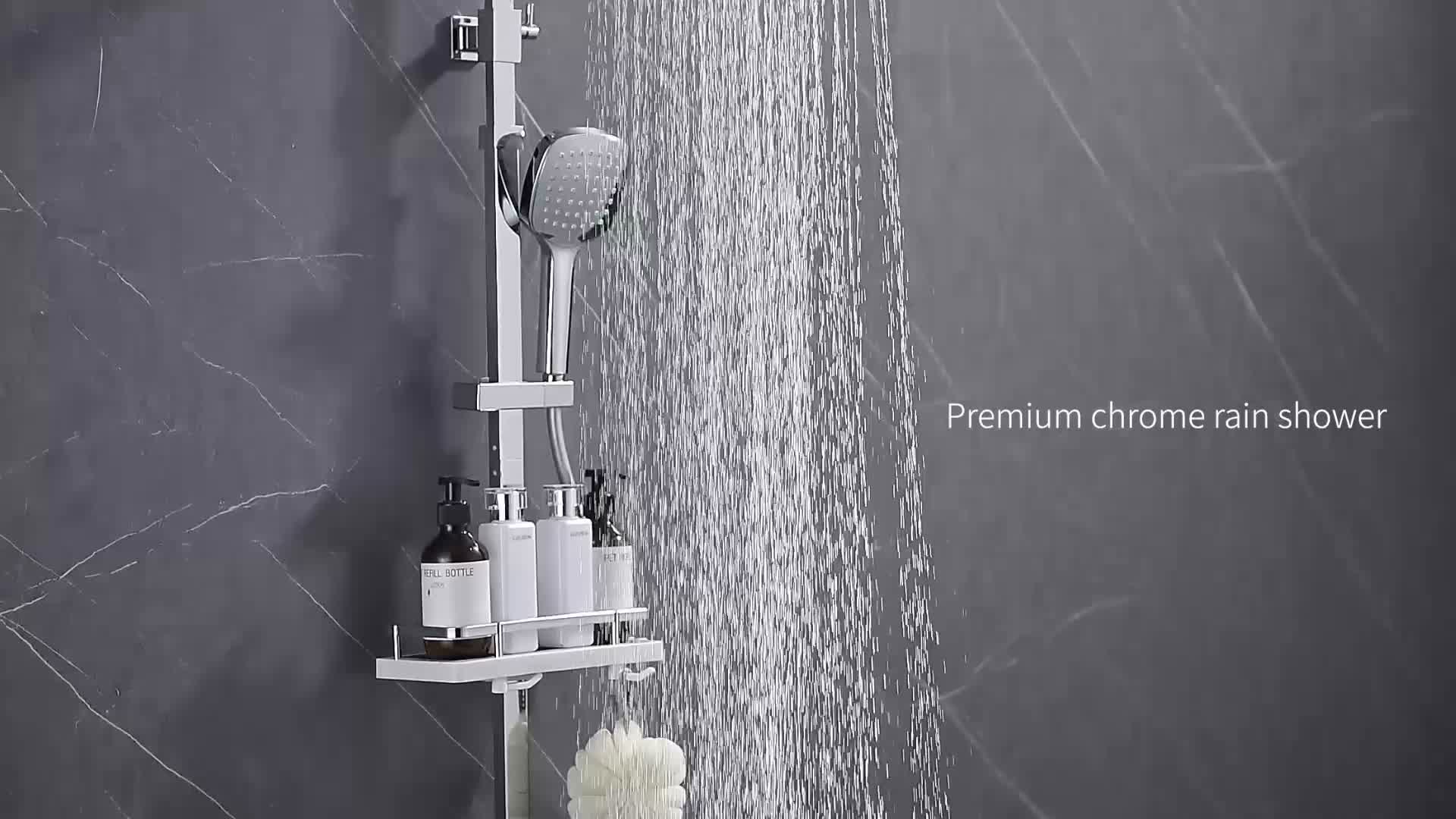 Homelody Duschsystem mit 38 °C Thermostat Edelstahl & Produktbild-Vorschau 7