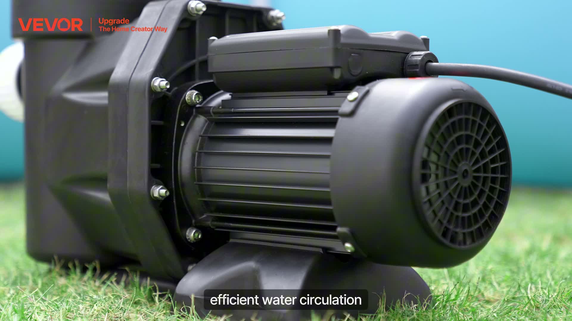 VEVOR bazénové čerpadlo, 1300 W, maximální průtok 28 800 Náhled obrázku produktu 7