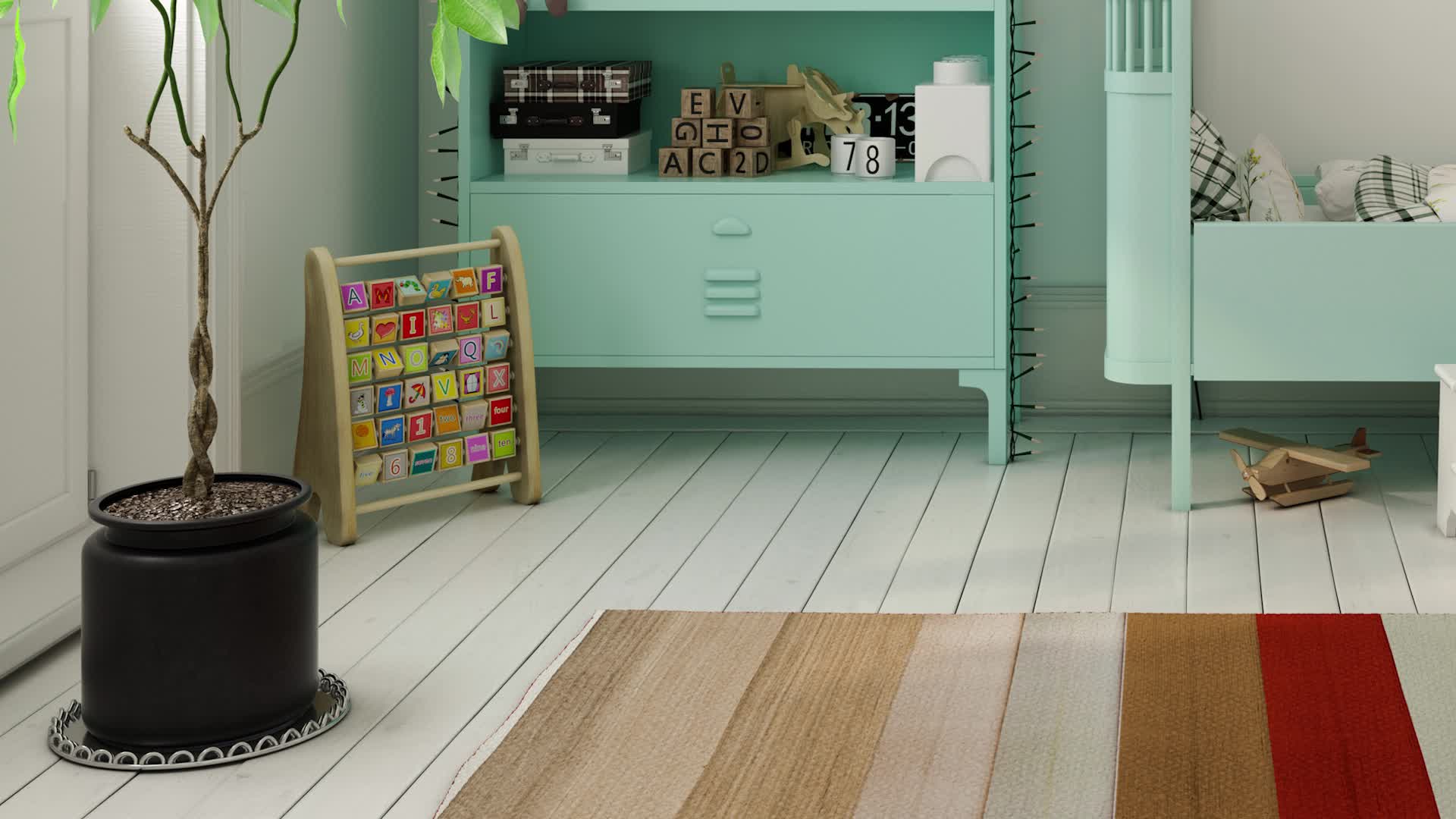 Relaxdays Kinderstandtafel, beidseitig magnetisch, Produktbild-Vorschau 7
