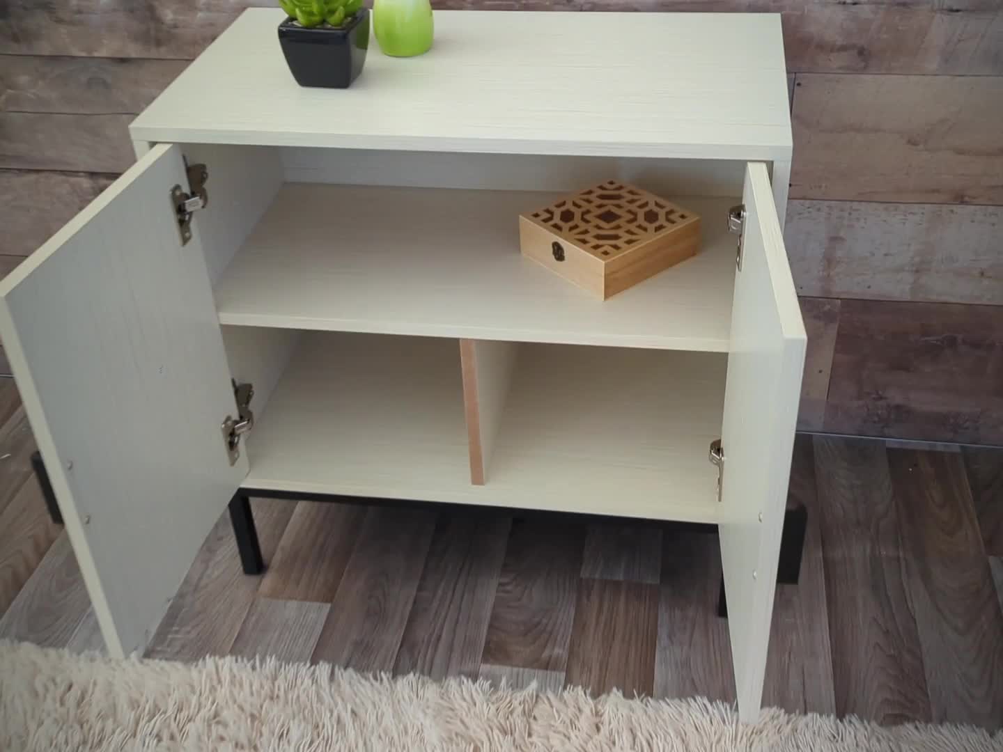 Waschbeckenunterschrank HWC-O42, Schrank Badezimmer Produktbild-Vorschau 7