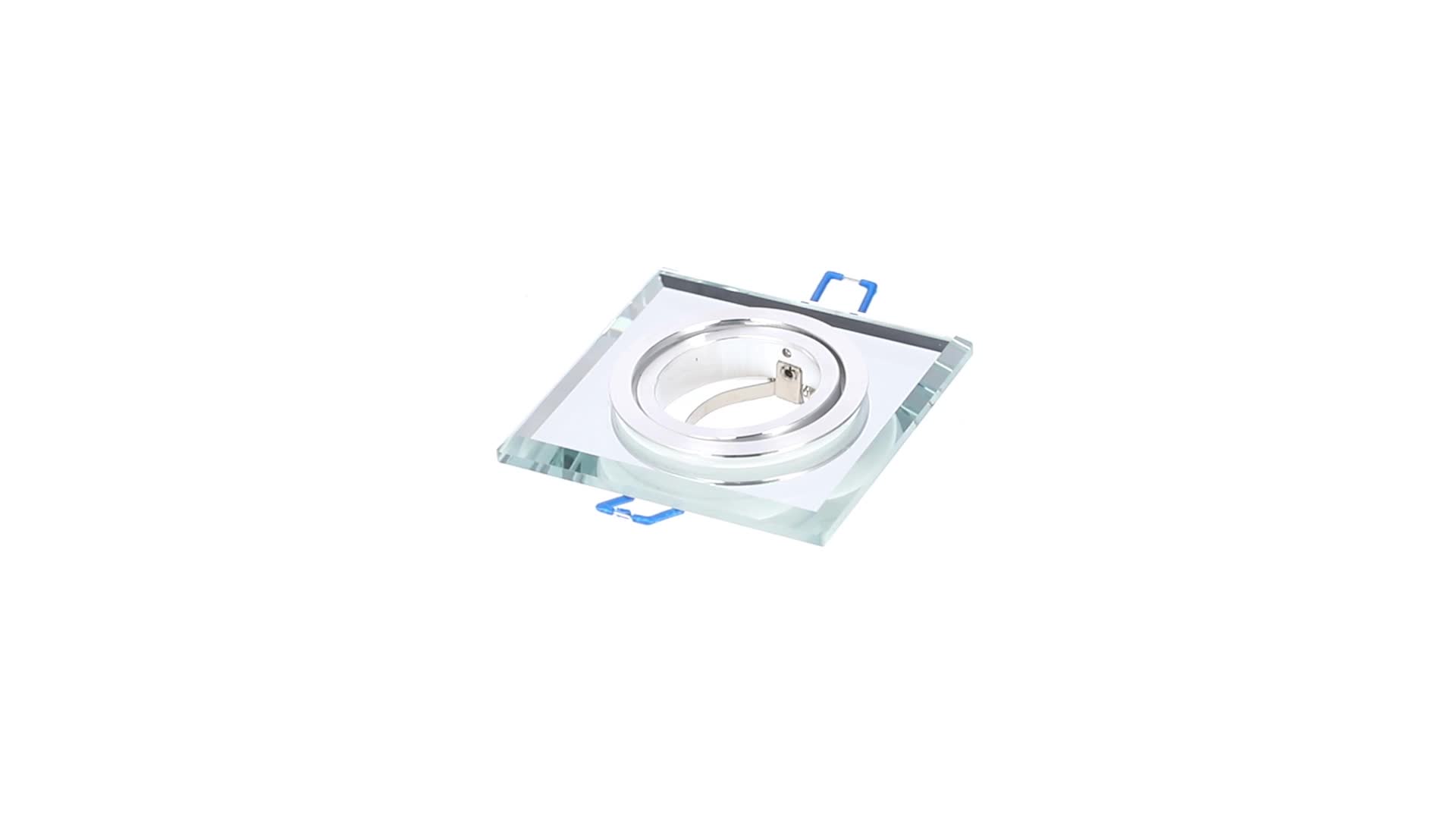 Verstellbare Glas-Deckenleuchte CRYSTAL R Silber IP20 Produktbild-Vorschau 6