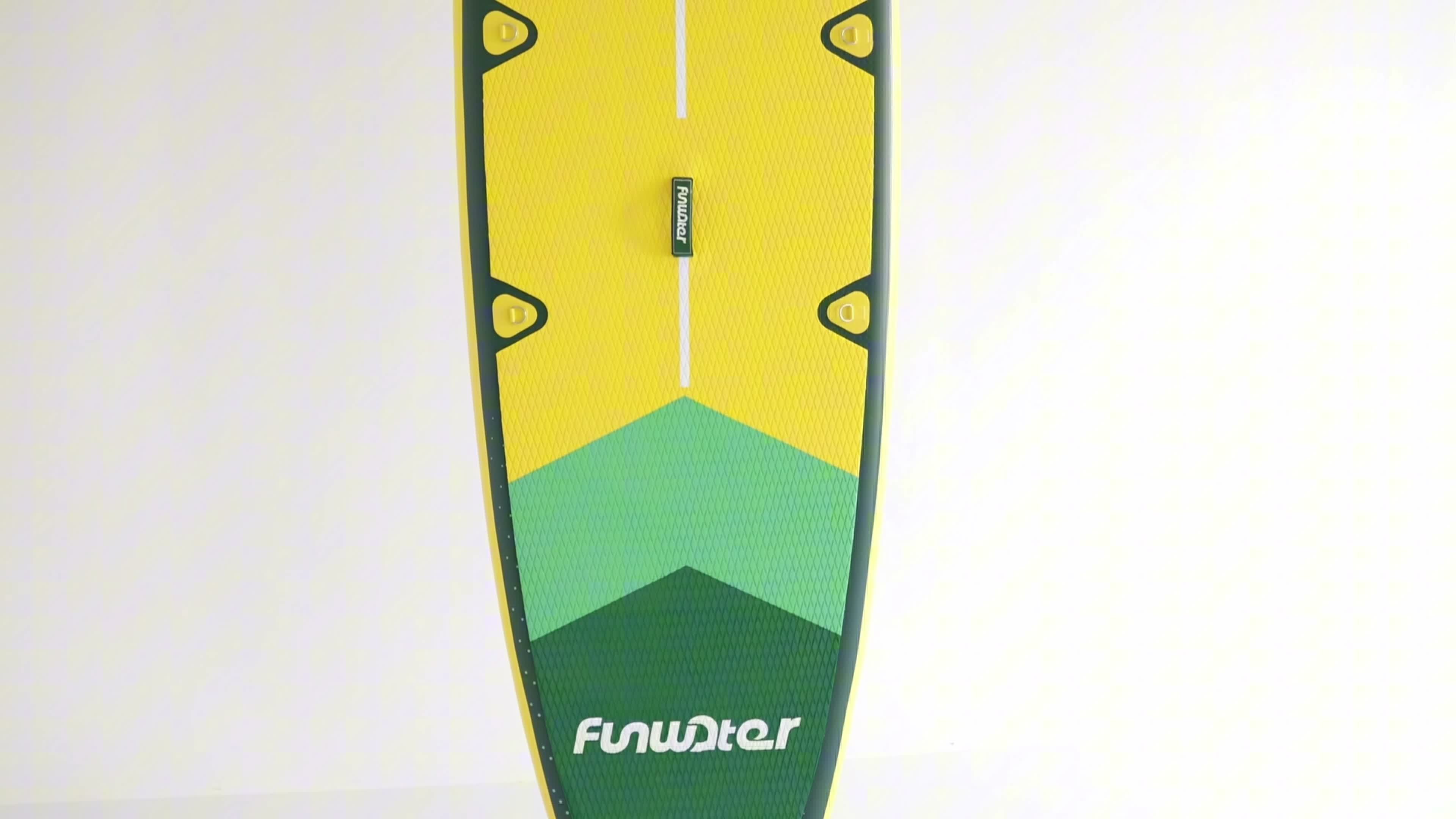 FUNWATER Aufblasbares SUP Board 350x90x15cm, 205kg Hohe Produktbild-Vorschau 6
