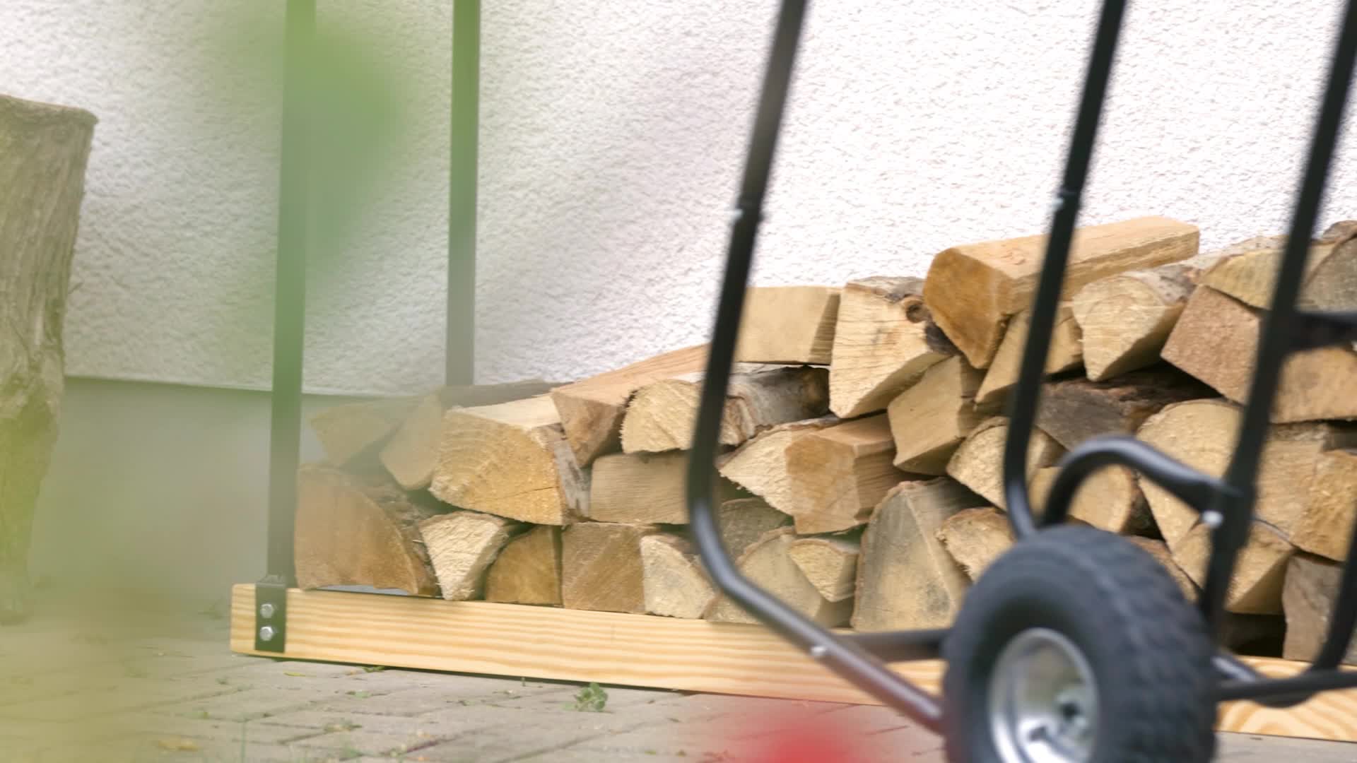 Relaxdays Kaminholzwagen, Brennholzwagen aus Stahl, mit 2 Produktbild-Vorschau 7