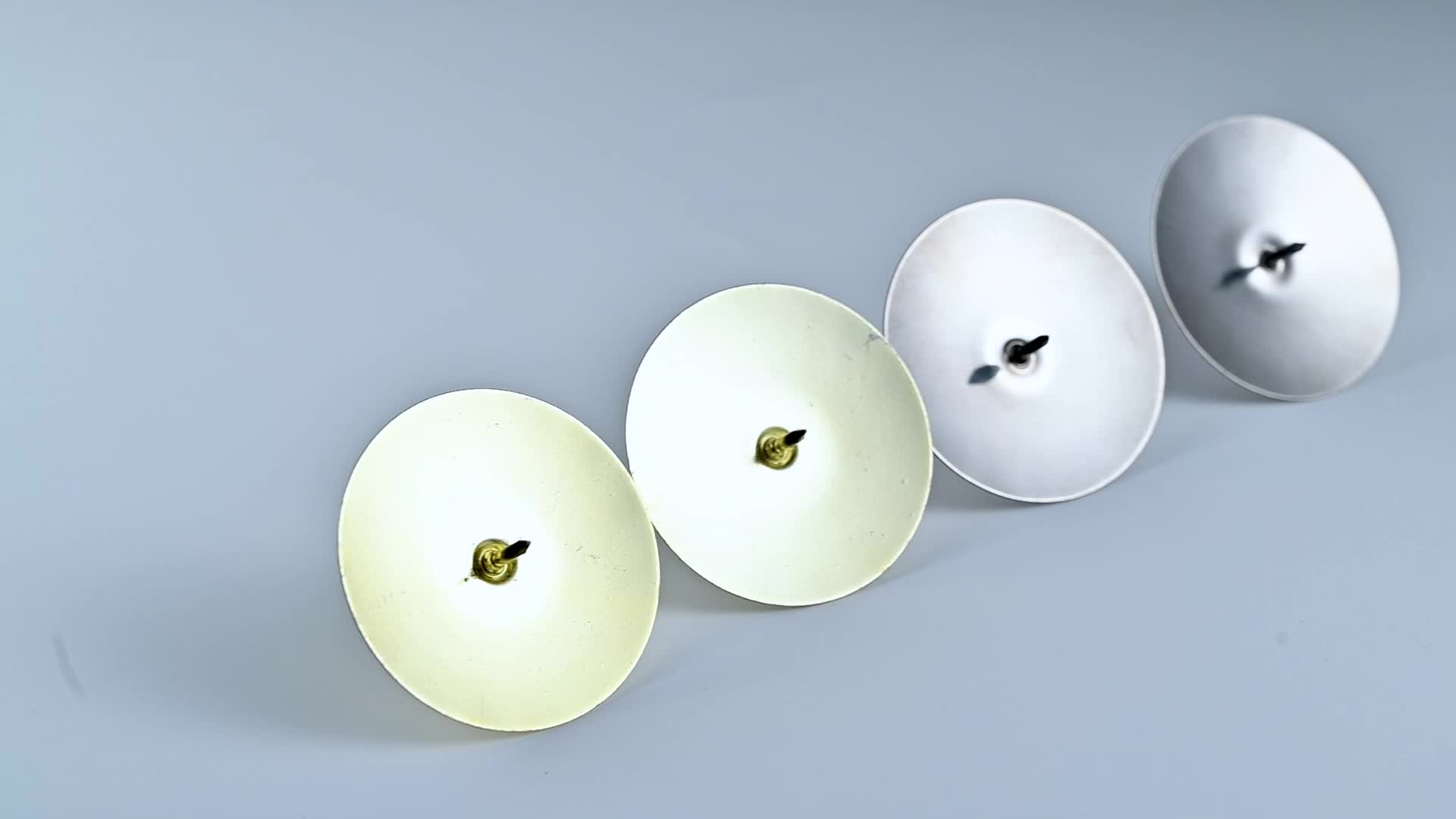 4X Kerzenhalter Gold Kerzenteller Adventskranzstecker 5 cm Produktbild-Vorschau 7