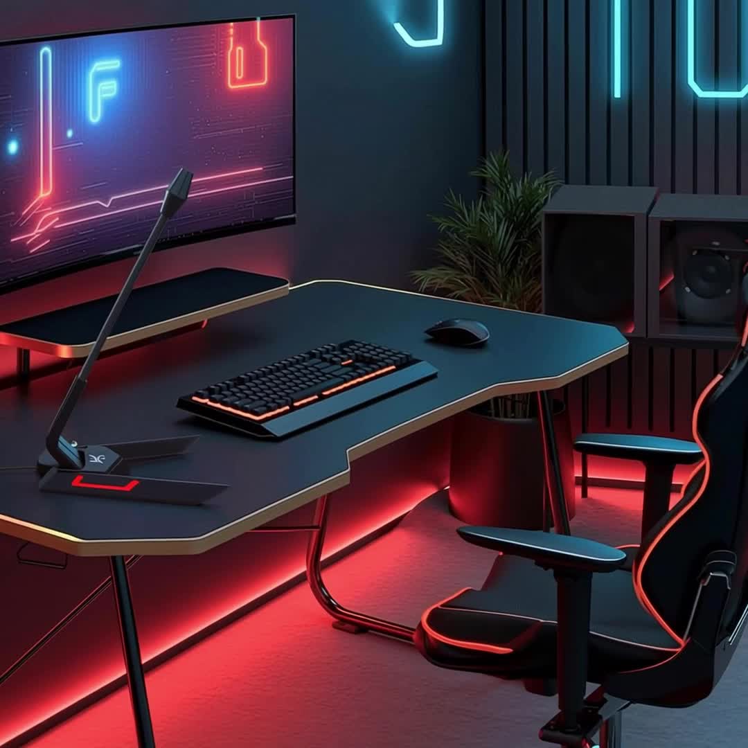 Gaming Mikrofon mit LED-Hintergrundbeleuchtung und Produktbild-Vorschau 7