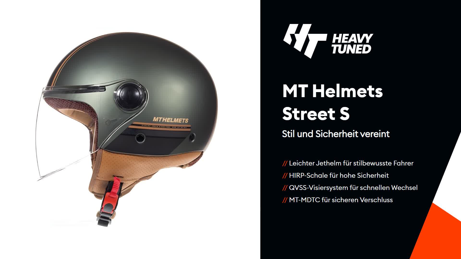 Jethelm MT Helmets XL grün braun Street S Entire V-15 Produktbild-Vorschau 7
