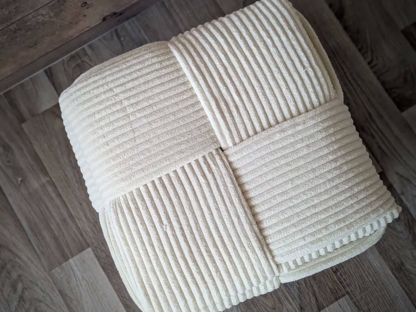 Hocker MCW-Q47, Sitzhocker Ottomane Polsterhocker Pouf, Produktbild-Vorschau 7