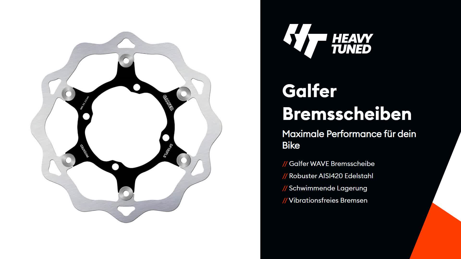 Bremsscheibe Galfer DF182FLS WAVE® schwimmend Racing Produktbild-Vorschau 4