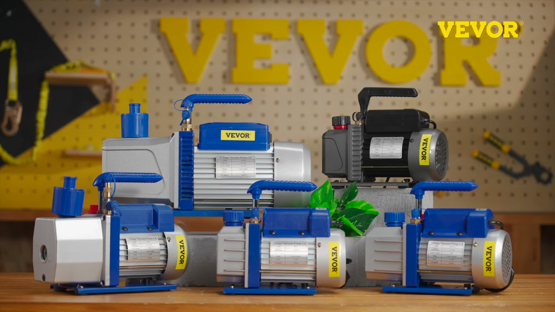 VEVOR Vakuumpumpe 220 V 50 Hz Unterdruckpumpe Vakuumgeräte Produktbild-Vorschau 7