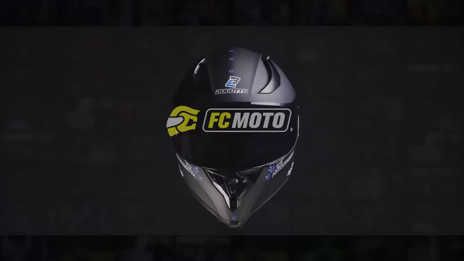 Casco Bogotto H128 Fiori, color /azul, talla S (55/56) Vista previa de la imagen del producto 7