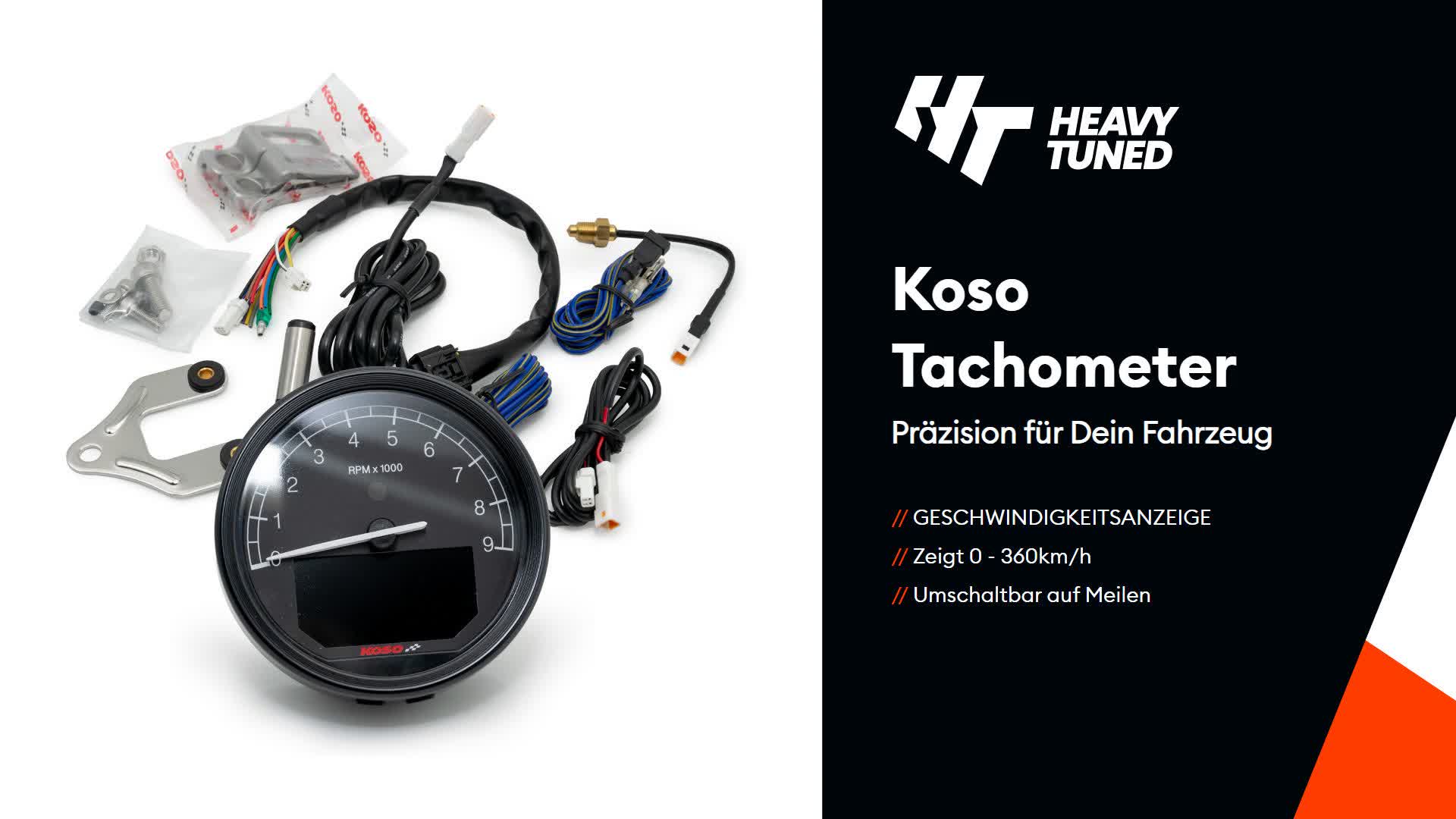 Koso D80 Geschwindigkeitsmesser TNT-05 Produktbild-Vorschau 7