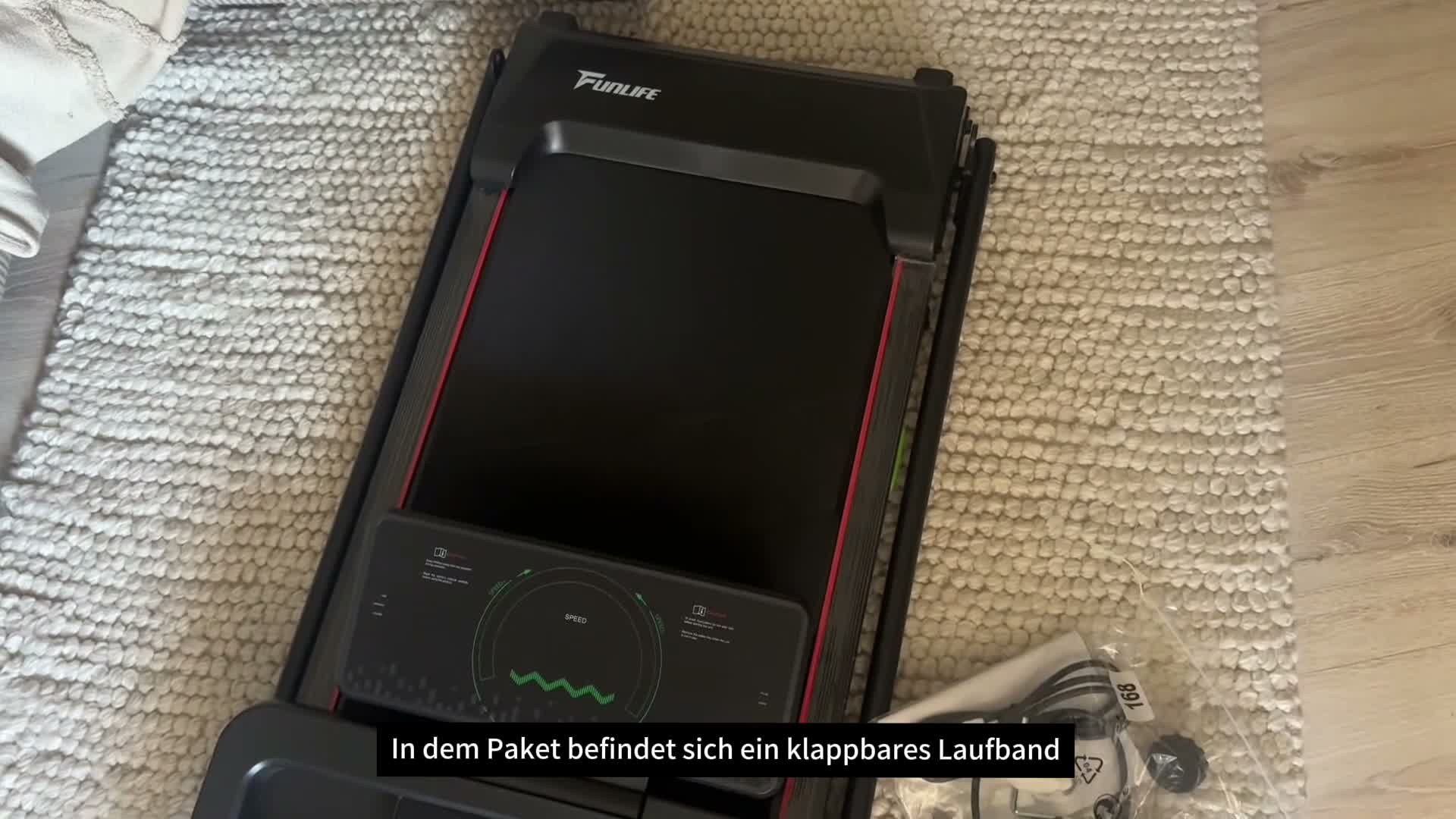 FunLife F8 Laufband klappbar mit 5 % Steigung, Display Produktbild-Vorschau 7