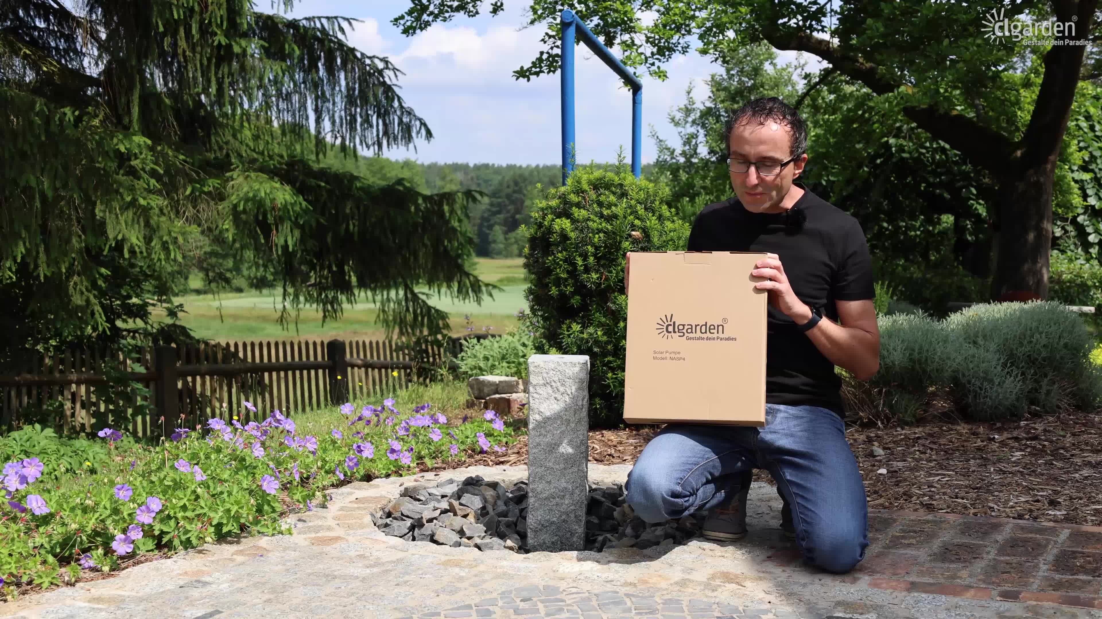 CLGarden Solar Springbrunnenpumpe NASP4-S Set mit Akku LED Produktbild-Vorschau 7