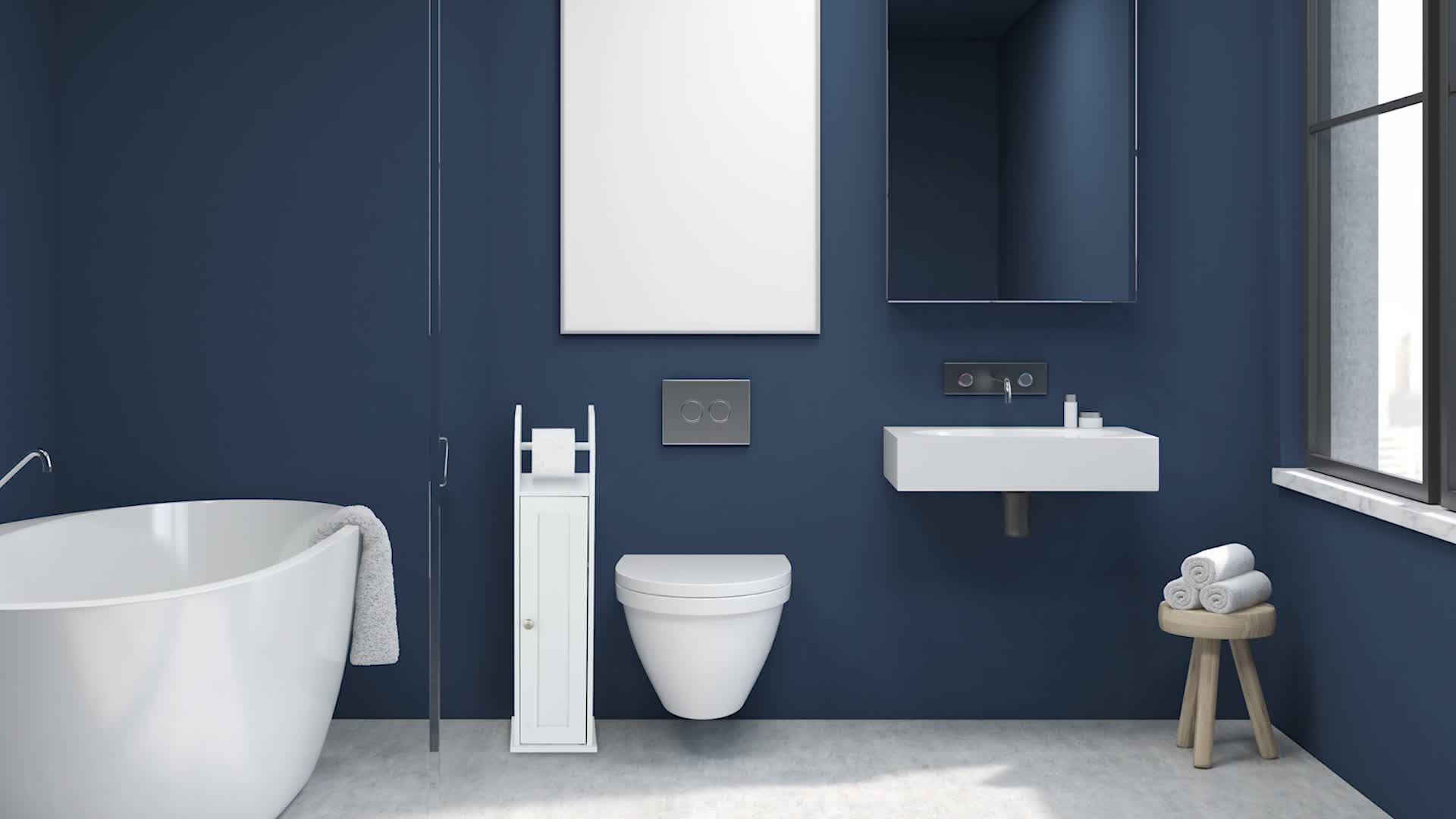 Relaxdays Toilettenpapierhalter stehend, schmal, für 5 Produktbild-Vorschau 7