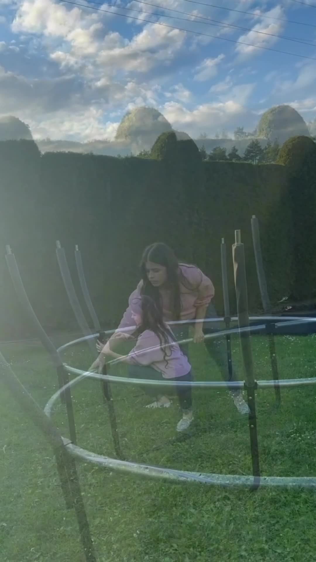Detská trampolína 244 cm so sieťou a rebríkom - robustná a Náhľad obrázku produktu 7