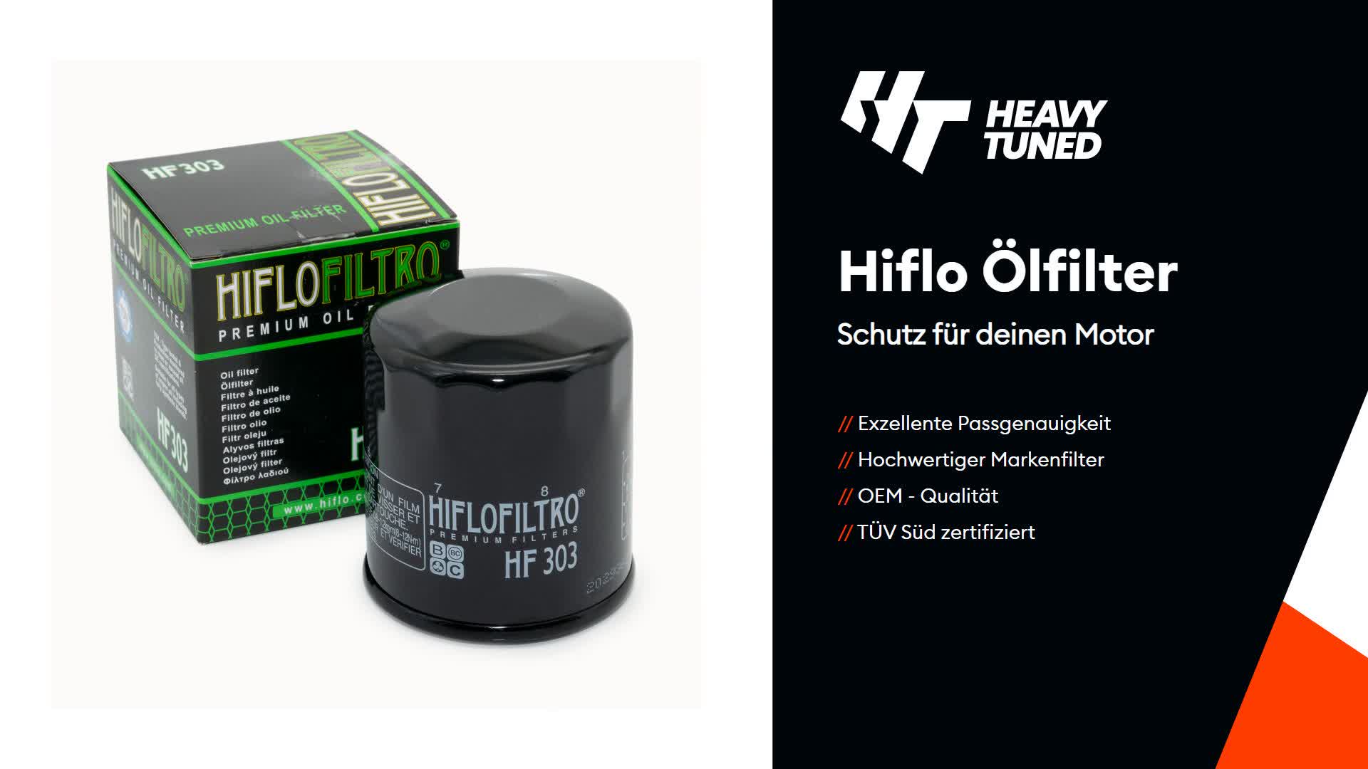 Hiflo Ölfilter HF303 kompatibel mit Bimota Bellaria, Honda Produktbild-Vorschau 2